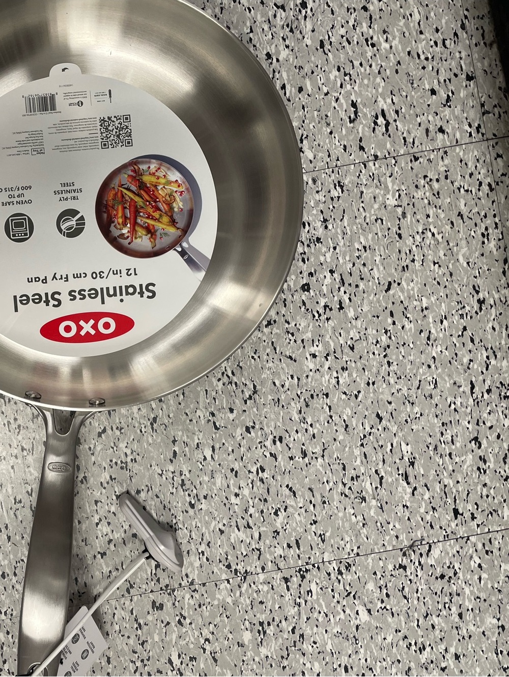 BNWT Oxo tri clad Stainless Steel Frying Pan, size 12”/30 cm